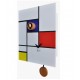 Orologio a Cucù Around Mondrian by Pirondini Italia